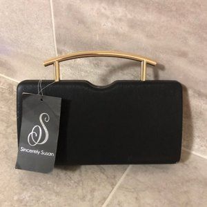 NWT Sincerely Susan Black Shoulder Bag